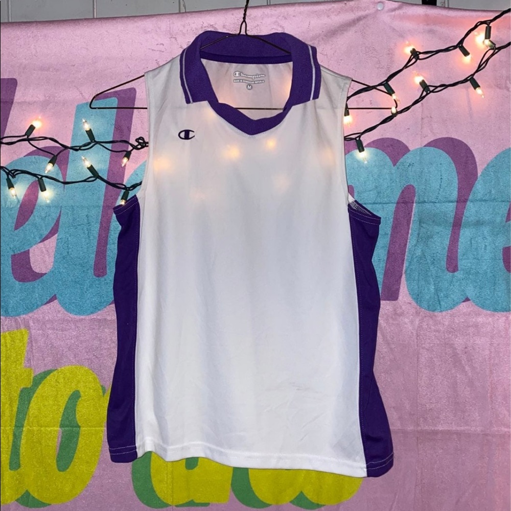 Vintage Champion Collared Tank Top